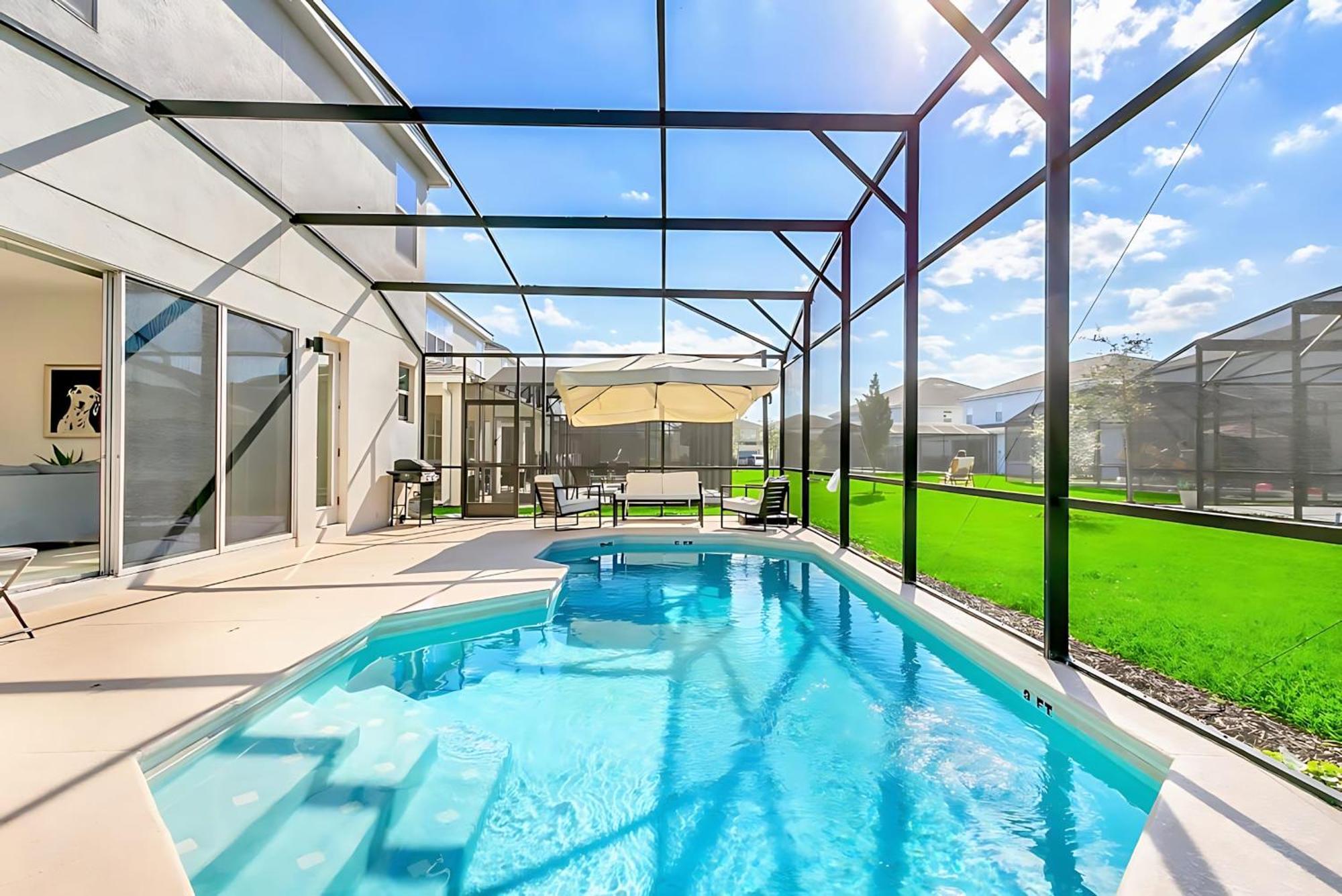 10Br Luxury Home Near Disney W Pool & Games Room Kissimmee Eksteriør billede